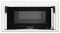 KitchenAid - 1.9 Cu. Ft. Convection Over-the-Range Microwave with Sensor Cooking - White
