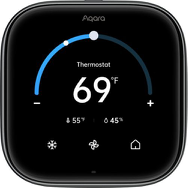 Aqara - Smart Thermostat W200 with Apple Adaptive Temperature, Clean Energy Guidance, Matter Hub,...
