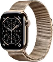 Apple Watch Series 11 (GPS+Cellular) 42mm Titanium Case with Gold Milanese Loop - Gold (Verizon) ...