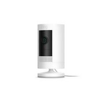 Ring - Stick Up Indoor/Outdoor Wired 1080p Security Camera - White