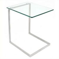 LumiSource - Zenn Glass End Table - Clear