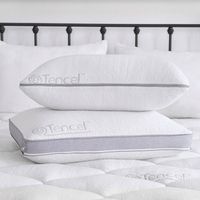 Sleep Innovations - Customizable Comfort Gel Memory Foam Pillow, Tencel Cover, Soft Medium Firm A...