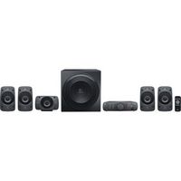 Logitech - Z906 5.1-Channel Satellite Surround Sound Speaker System (6-Piece) - Black