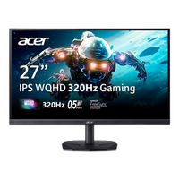 Acer - Nitro 27” IPS WQHD 320Hz 0.5ms FreeSync Premium IPS Gaming Monitor with HDR (Display Port,...