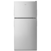 Whirlpool - 18.2 Cu. Ft. Top-Freezer Refrigerator - Stainless Steel