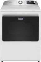 Maytag - 7.4 Cu. Ft. Smart Electric Dryer with Extra Power and Advanced Moisture Sensing - White