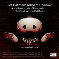 Meta Quest 3S 256GB — Get Batman: Arkham Shadow and a 3-Month Trial of Meta Horizon+  Included — ...