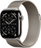 Apple Watch Series 11 (GPS+Cellular) 42mm Titanium Case with Natural Milanese Loop - Natural (AT&amp;...