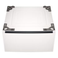 LG - 27" Laundry Pedestal with Storage Drawer - Alpine White