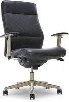 La-Z-Boy - Baylor Modern Bonded Leather Executive Chair - Black - Bonded Leather