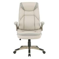 Office Star Products - Exec Bonded Lthr Office Chair - Taupe / Cocoa