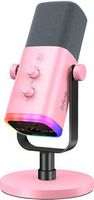 FIFINE USB/XLR Dynamic Microphone with RGB &amp; Volume Control, for PC &amp; Mobile, Gaming &amp; Streaming ...