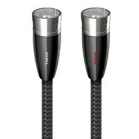 AudioQuest - Yukon XLR &gt; XLR 1.6%27 Analog  Audio Interconnect Cable - Gray on Black