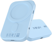 MINIX - M.2 NVMe SATA SSD Enclosure with Magsafe for iPhone 15/16 Pro/Pro Max ProRes & USB-C Devi...