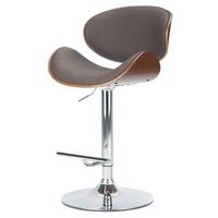 Simpli Home - Marana Bentwood Adjustable Height Gas Lift Bar Stool - Distressed Brown