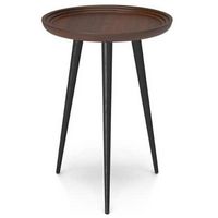 Simpli Home - Clairmont Round Side Table - Cognac