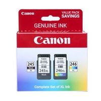 Canon - PG-245 XL / CL-246 XL 2-Pack High-Yield Ink Cartridges - Black/Cyan/Magenta/Yellow