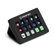 Elgato - Stream Deck MK.2 Full-size Wired USB Keypad with 15 Customizable LCD keys and Interchang...
