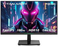Titan-army - P2510G 24.5” Gaming Monitor, IPS 1ms GTG 180Hz 1920×1080 FHD FreeSync 99% sRGB with ...