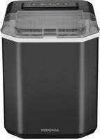 Insignia™ - 16 lb. Portable Icemaker with Ice Scoop and Scoop Holder - Black