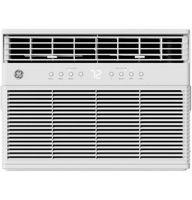 GE - 350 Sq. Ft. 8,000 BTU ENERGY STAR Smart Window Air Conditioner and 8,400 BTU Heater - White