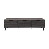 Cole Collection TV Stand with Enclosed Cabinets for Most TVs up to 85"