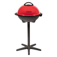 Cuisinart - 2-in-1 Outdoor Electric Grill - Red