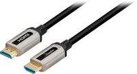 Rocketfish™ - 50' 4K UltraHD In-Wall Rated Fiber Optic HDMI Cable with HDR Support - Black