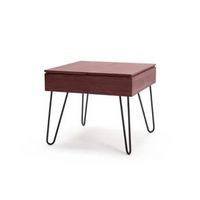 Burrow - Carta Hardwood Side Table - Walnut