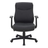 Office Star Products - Mid Back Managers Office Chair - Black