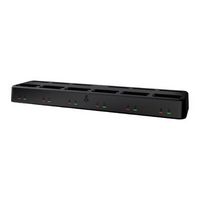 Cobra - Six-Dock Charger for Cobra Performa Business Radios, with charging cable - Black