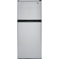 GE - 11.6 Cu. Ft. Top-Freezer Refrigerator with ENERGY STAR Certification - Stainless Steel
