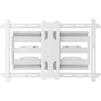 Kanto - Full-Motion TV Wall Mount for Most 37" - 75" TVs - Extends 21.8" - White