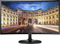 Samsung - 390C Series 24&quot; LED Curved FHD AMD FreeSync Monitor (HDMI, VGA) - Black
