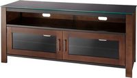 Insignia™ - TV Stand for Most Flat-Panel TVs Up to 60&quot; - Mocha