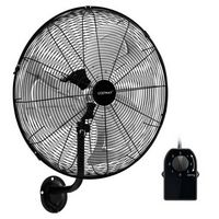 Costway 20&quot; Wall Mount Fan with 3-Speed Options 85&#176; Oscillation 30&#176; Tilt 6 FT Cord - Black
