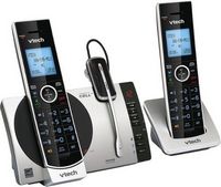 VTech - DS6771-3 DECT 6.0 Expandable Cordless Phone System with Digital Answering System - Black;...
