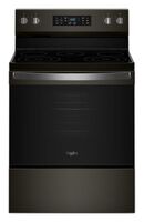 Whirlpool - 5.3 Cu. Ft. Freestanding Electric Range with Air Cooking Technology and Steam Clean -...
