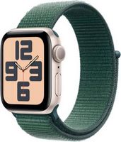 Apple Watch SE 2nd Generation (GPS) 40mm Aluminum Case with Lake Green Sport Loop - Starlight - (...