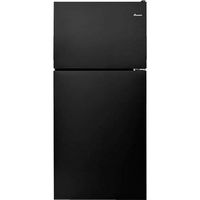 Amana - 18 Cu. Ft. Top-Freezer Refrigerator - Black