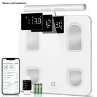 Arboleaf Smart Scale for Body Weight with 8 Electrode, High Precision 26 Body Composition Analyze...