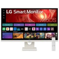 LG - 27&quot; IPS UHD 60Hz 5ms Smart Monitor with HDR10 (HDMI, USB-C) - White