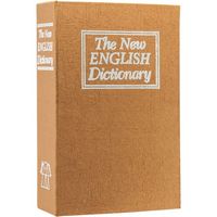 Barska - Portable Book Safe with Combination Lock-Hidden Storage Lock Box in Dictionary Style for...