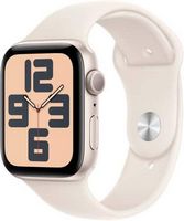 Apple Watch SE 2nd Generation (GPS) 44mm Aluminum Case with Starlight Sport Band - S/M - Starligh...