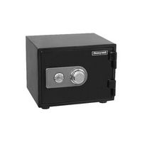 Honeywell - 0.5 Cu. Ft. Fire- and Water-Resistant Safe with Combination and Key Lock - Black