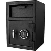 Barska - Standard Keypad Security Depository Drop Safe 1.03 Cu Ft - Black Matte