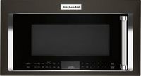 KitchenAid - 1.9 Cu. Ft. Convection Over-the-Range Microwave - Black Stainless Steel