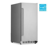 NewAir - 90-Can Built-In Commercial Grade Wine and Beverage Cooler with Weatherproof Design for I...