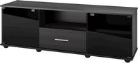 CorLiving - Fernbrook TV Stand, for TVs up to 75&quot; - Black Faux Wood Grain