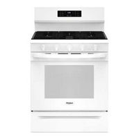 Whirlpool - 5.0 Cu. Ft. Freestanding Single Gas Range with Air Fry and Air Baking - White
